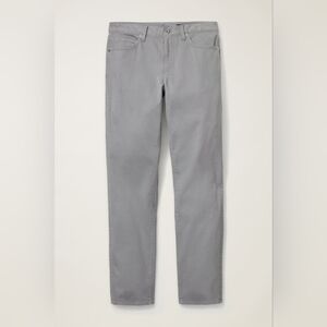 Bonobos Grey Italian Brushed 5-Pocket Mens Pants
